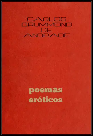 Poemas Eróticos - Carlos Drummond de Andrade