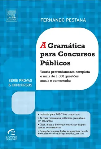 A Gramática para Concursos Públicos, 2013 - Fernando José Vasconcelos Pestana