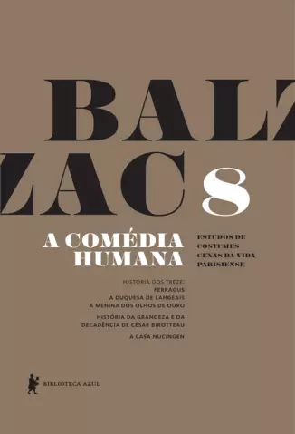 A Comédia Humana  Vol 08  -  Honoré de Balzac