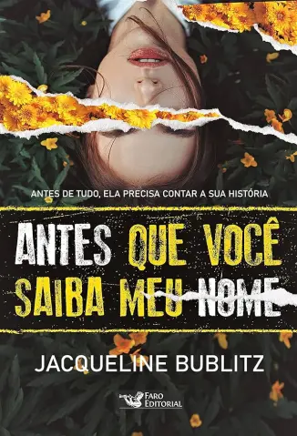 Antes que você Saiba meu nome - Jacqueline Bublitz