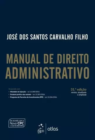 Manual De Direito Administrativo - José Dos Santos Carvalho Filho