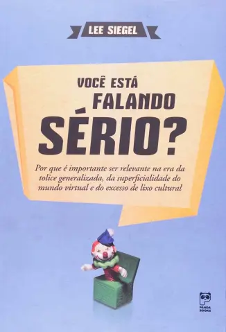Você está falando sério? - Lee Siegel