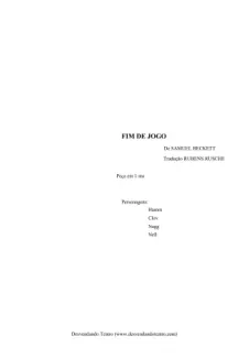 FIM DE JOGO - Samuel Beckett